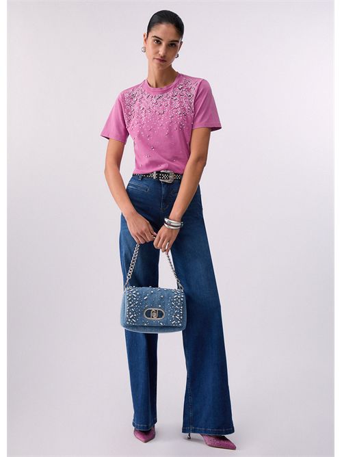 T-shirt woman pink LIU JO | CA6193J3868/P9666